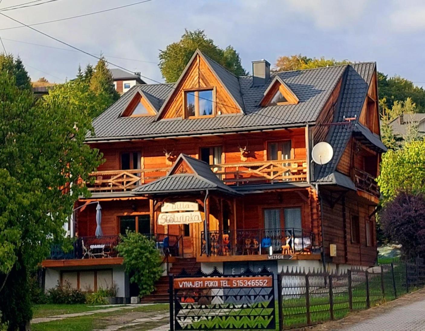 Willa Slotwinka Krynica-Zdrój Exteriör bild